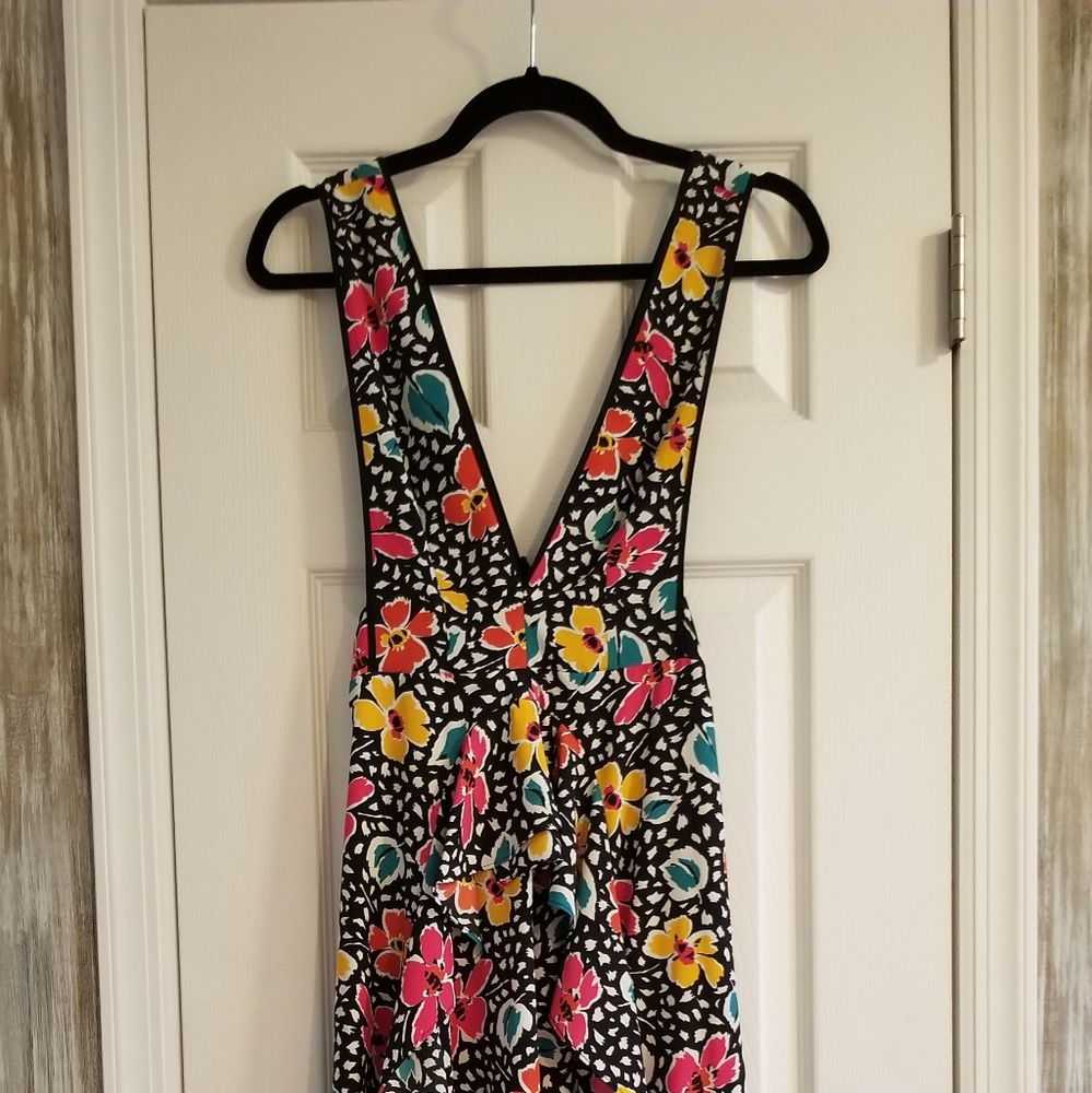 TOP SHOP floral fit and flare Dress